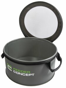 Ведро для прикормки и насадки Feeder Concept EVA WORM & GROUNDBAIT BUCKET 12л, фото 3