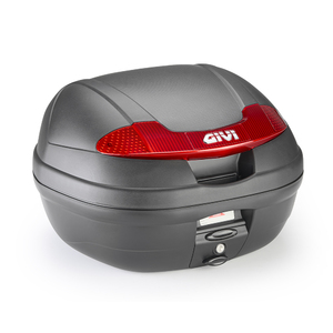 Кофр GIVI BLACK RED REFLECTORS (E340N2), фото 1