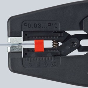 стриппер автоматический, 0.03-10 мм² AWG 32-8, 195 мм, Knipex   SB MultiStrip 10 KN-1242195SB, фото 2