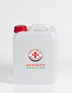 Антисептик жидкий для рук Antisept , зел. чай и мята, 5 литров, фото 1