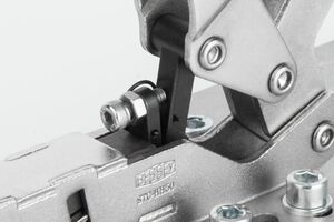 Зажим Bessey STC-HH50 горизонтальный с коленчатым рычагом, 2.5 кН, с открытым плечом и горизонтальным основанием 40, BE-STC-HH50, фото 11