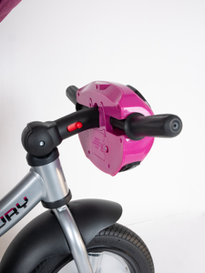 Велосипед коляска трехколесный с ручкой, Tech Team Luxury music фиолетовый 2026, фото 16