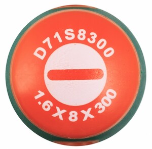 JONNESWAY D71S8300 Отвертка стержневая шлицевая ANTI-SLIP GRIP, SL8.0х300 мм, фото 2