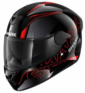 Шлем SHARK D-SKWAL 2 CADIUM глянцевый Black/Red/Black M