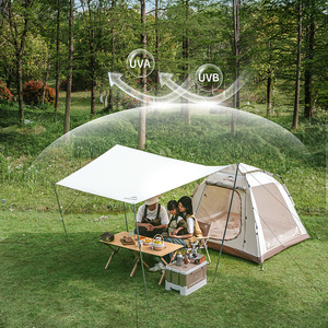 Палатка 3-местная c навесом Naturehike Ango Picnic Automatic Tent CNK2450WS021, бежевая, 6976507662536, фото 9