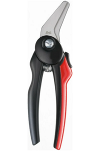 Ножницы комбинированные ERDI, изогнутые, 190 мм, лезвия с зубцами, нерж, эргономичные ручки ERGO D48A-2, фото 3