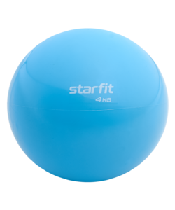 Медбол Starfit GB-703, 4 кг, синий пастель