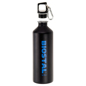 Бутылка Biostal Flër (0,75 литра) пробка с карабином, черная, фото 2