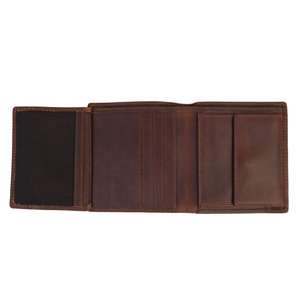 Бумажник Klondike Dawson, коричневый, 9,5х2х10,5 см, фото 3