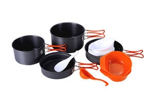 Набор портативной посуды Fire-Maple FMC-K7, на 2-3 чел.180х95mm, 170х75mm, 220х50mm,,, фото 2