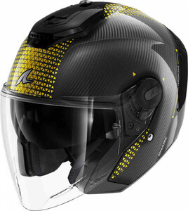 Шлем Shark RS JET CARBON IKONIK Black/Silver/Yellow (M), фото 1