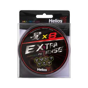Шнур Extrasense X8 PE Multicolor 150m 2.5/39LB 0.28mm (HS-ES-X8-2.5/39LB) Helios, фото 2