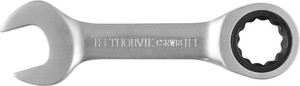 Thorvik CSRW18 Ключ гаечный комбинированный трещоточный короткий, 18 мм, фото 1