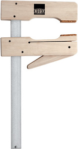 HKL60 Klemmy струбцина деревянная 600/110, пробковая крошка для щадящего зажима BESSEY BE-HKL60, фото 1