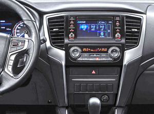 Рамка InCar для UMS MITSUBISHI L-200 2019+ (Auto AC) лев руль / Triton 2019+, 9" (Накладка тип2), фото 5