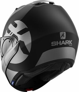 Шлем SHARK EVO ES KEDJE MAT Black/Anthracite/Black M, фото 5