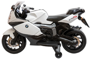 Детский электромотоцикл ToyLand BMW K 1300S Белый, фото 3