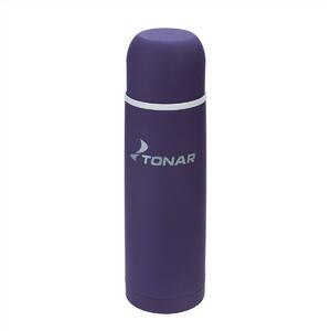 Термос TONAR  фиолетовый 750ML с ситечком  (HS.TM-032-V), фото 1
