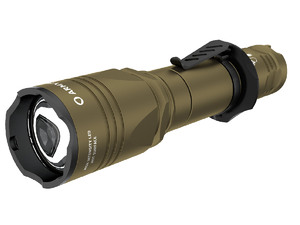 Фонарь тактический Armytek Dobermann Pro Magnet USB Olive, теплый свет, ремешок, чехол, аккумулятор (F07501WO)