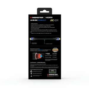 HDMI Кабель, Monster Cable Essentials,  8К, UHS, Cobalt, 1.5m, фото 8
