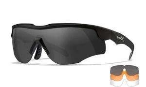 Очки Rogue Comm Wiley-X, цвет Matte Black/Grey Clear Light Rust (2852), фото 1