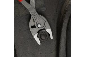 Клещи с фронтальным и боковым захватами, Knipex Twin Grip  зев 3-16 мм, длина 150 мм, обливные ручки, SB, фото 5