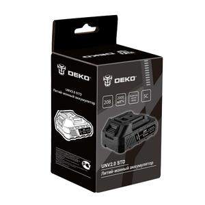 Аккумулятор DEKO UNV2.0 STD, Li-ion, 20В, 2.0А*ч, фото 5