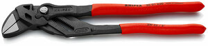Клещи переставные-гаечный ключ, зев 52 мм, длина 250 мм, фосфатированные, обливные ручки KNIPEX KN-8601250