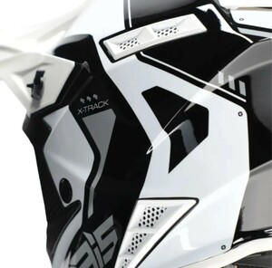 Шлем Acerbis X-TRACK 22-06 Black/White 2 (XS), фото 9