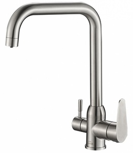 Смеситель для кухни ZORG Steel Hammer Inox (SH 725 INOX) Сталь Нержавеющая, фото 1