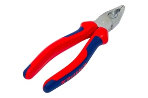 Плоскогубцы комбинированные, 180 мм, хром, 2-комп ручки KNIPEX KN-0305180SB, фото 2