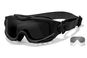 Очки-маска Wiley-X Spear, цвет Matte Black, Grey/Clear Lens (SP29B), фото 1