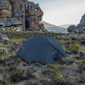 Палатка Naturehike Mongar NH19M002-J 210T двухместная сверхлегкая , синяя Phantom Blue, 6975641882596, фото 4