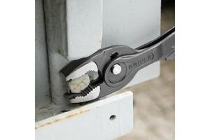 Клещи с фронтальным и боковым захватами, Knipex Twin Grip  зев 3-16 мм, длина 150 мм, обливные ручки, SB, фото 4
