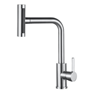 Смеситель для кухни ZORG Steel Hammer (SH 093 INOX) Сталь, фото 1