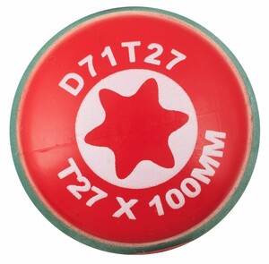 JONNESWAY D71T27 Отвертка стержневая TORX® ANTI-SLIP GRIP, T27х100, фото 2