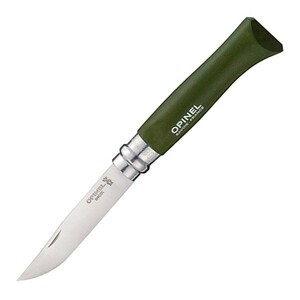 Нож Opinel №8 Trekking, нержавеющая сталь, хаки, блистер, фото 3