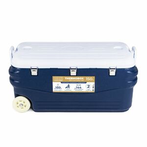 Контейнер изотермический Camping World Thermobox 150 с колёсами (цвет: тёмно-синий), фото 4