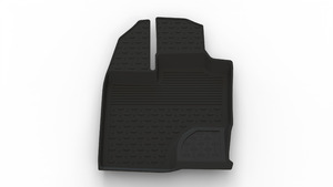 Резиновые коврики с высоким бортом Seintex для Haval F7 II 2024-н.в. (черный, 318396), фото 2