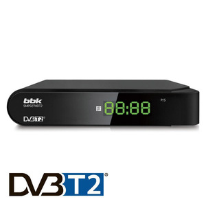 Ресивер цифровой телевизионный BBK SMP027HDT2 черный DVB-T2, фото 1