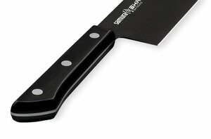 Нож Samura Shadow накири с покрытием Black-coating, 17 см, AUS-8, ABS пластик, фото 4
