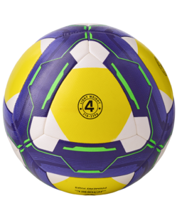 Мяч футбольный Jögel Primero Kids №4, белый/фиолетовый/желтый, фото 5