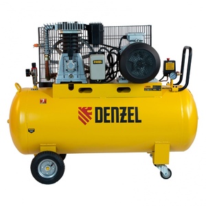 Компрессор воздушный, ременный привод BCI5500-T/200, 5.5 кВт, 200 литров, 850 л/мин Denzel, фото 6