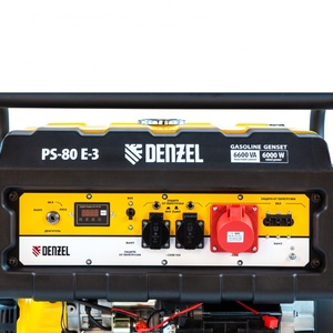 Генератор бензиновый Denzel PS 80 E-3, 6.6 кВт, 400 В, 25 л, электростартер, фото 8