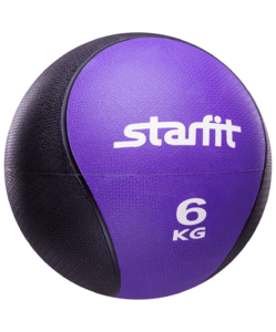 Медбол Starfit GB-702, 6 кг, фиолетовый, фото 1