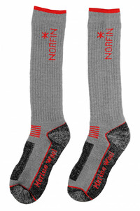 Носки термо Norfin T4M ARCTIC MERINO HEAVY LONG(серый  р.(39-41) M), фото 5