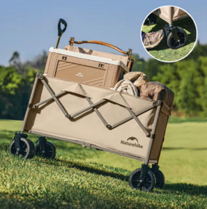 Тележка туристическая Naturehike Light 107х60х80 см, 250 л, коричневая CNK2350JJ012-LBRP, фото 2