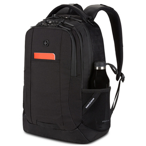 Рюкзак Swissgear 15", чёрный, 34х16,5х47 см, 24 л, фото 5