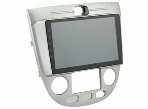 Рамка InCar  для UMS CHEVROLET Lacetti (тип 4), 9" SILVER, фото 4