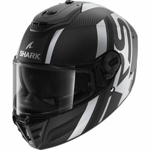 Шлем SHARK SPARTAN RS CARBON SHAWN MAT Black/Silver L, фото 1